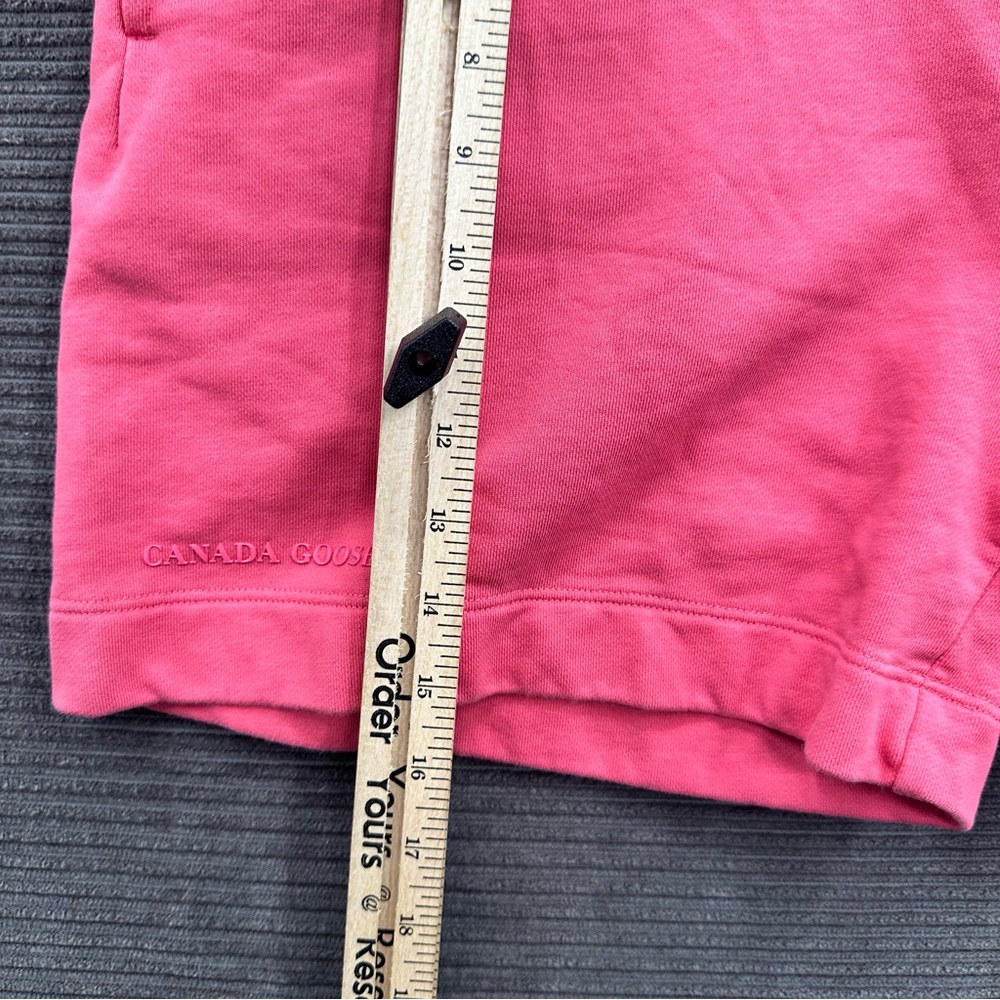 Canada Goose Muskoka Shorts Women L Large Pink Sky Cotton Designer 5’ Inseam. - Picture 9 of 13